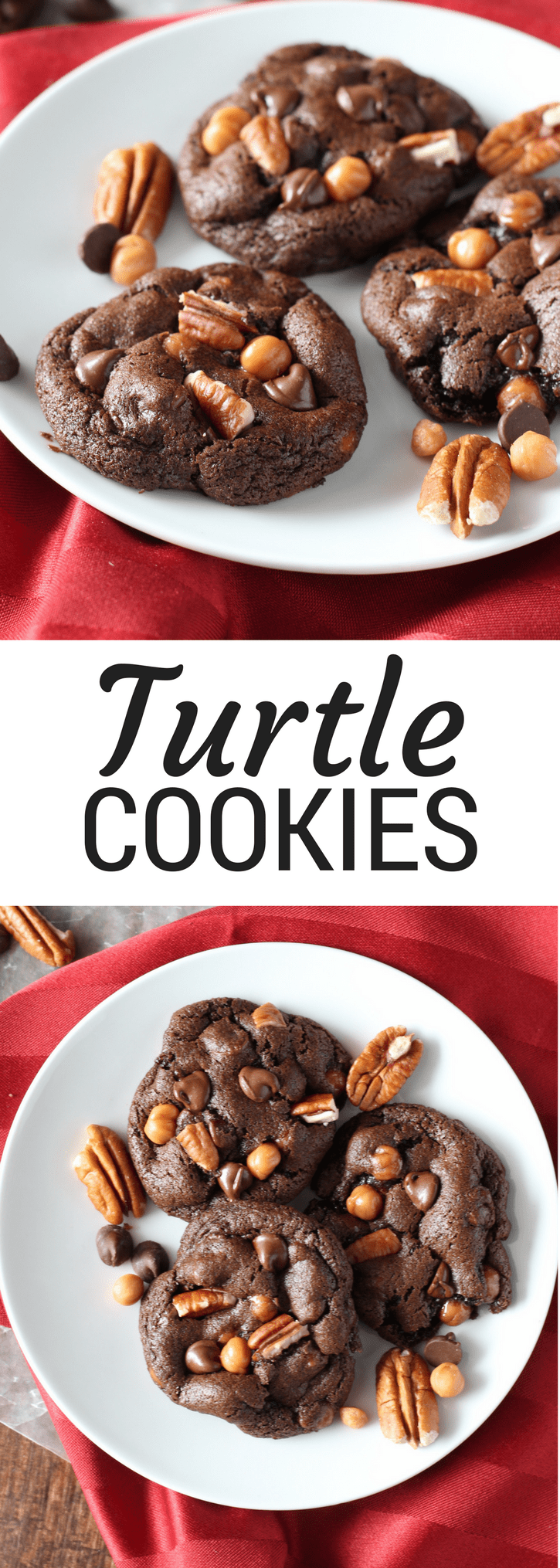 Chocolate Turtle Cookies Chocolate With Grace