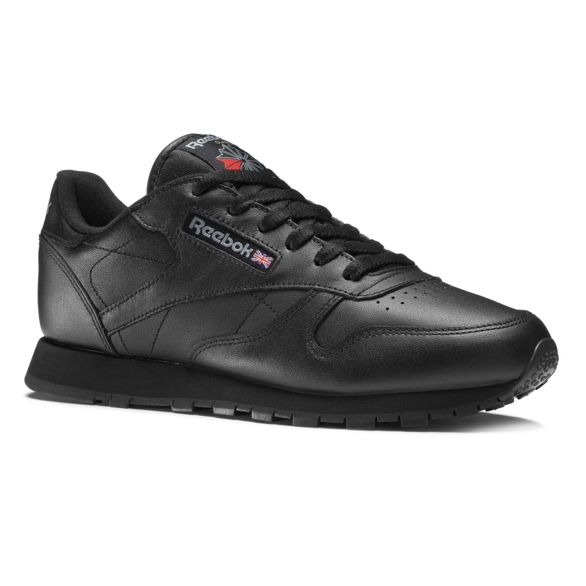 ZAPATILLAS REEBOK CLASSIC LEATHER, NEGRAS