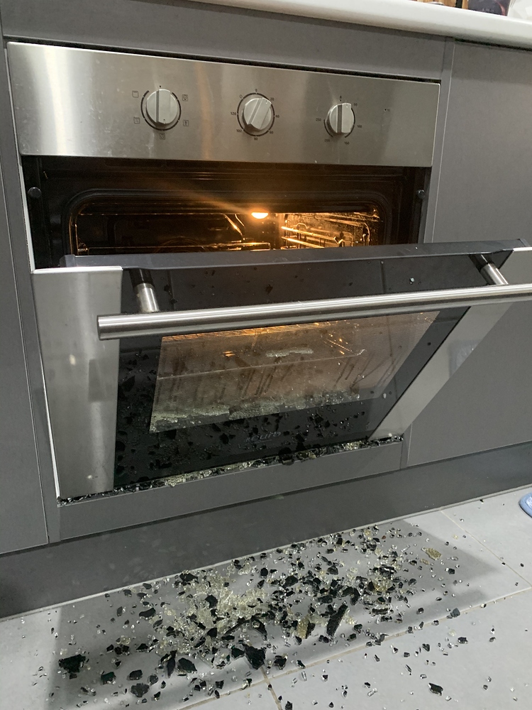 Oven door shattering has this ever happened to you? Home & Living