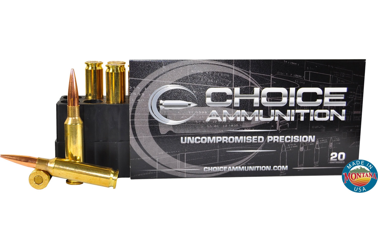 6.5 mm Creedmoor 140 grain Berger VLD Hunting100 Hand Loaded !! Choice Ammunition