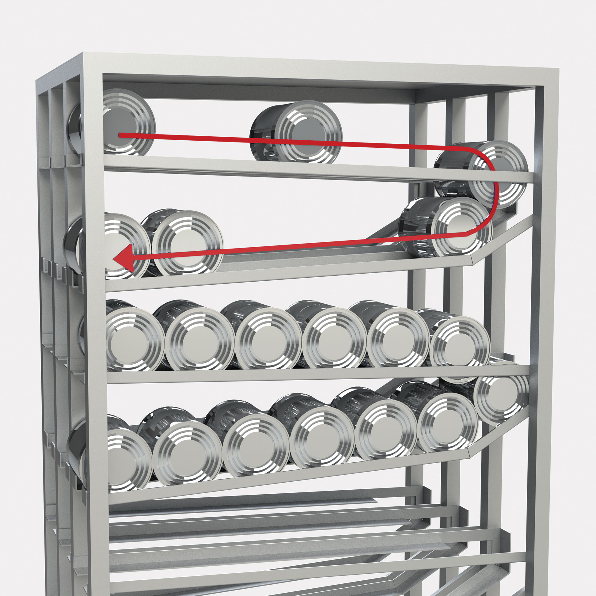 CRFF First In First Out Can Rack Choice Equipment Company