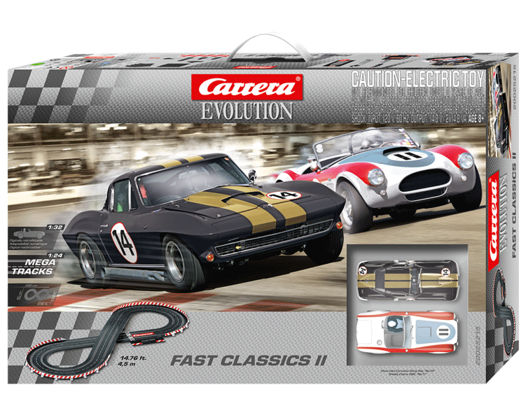 Carrera Evolution Fast Classics II Play Set Slot Cars by Carrera