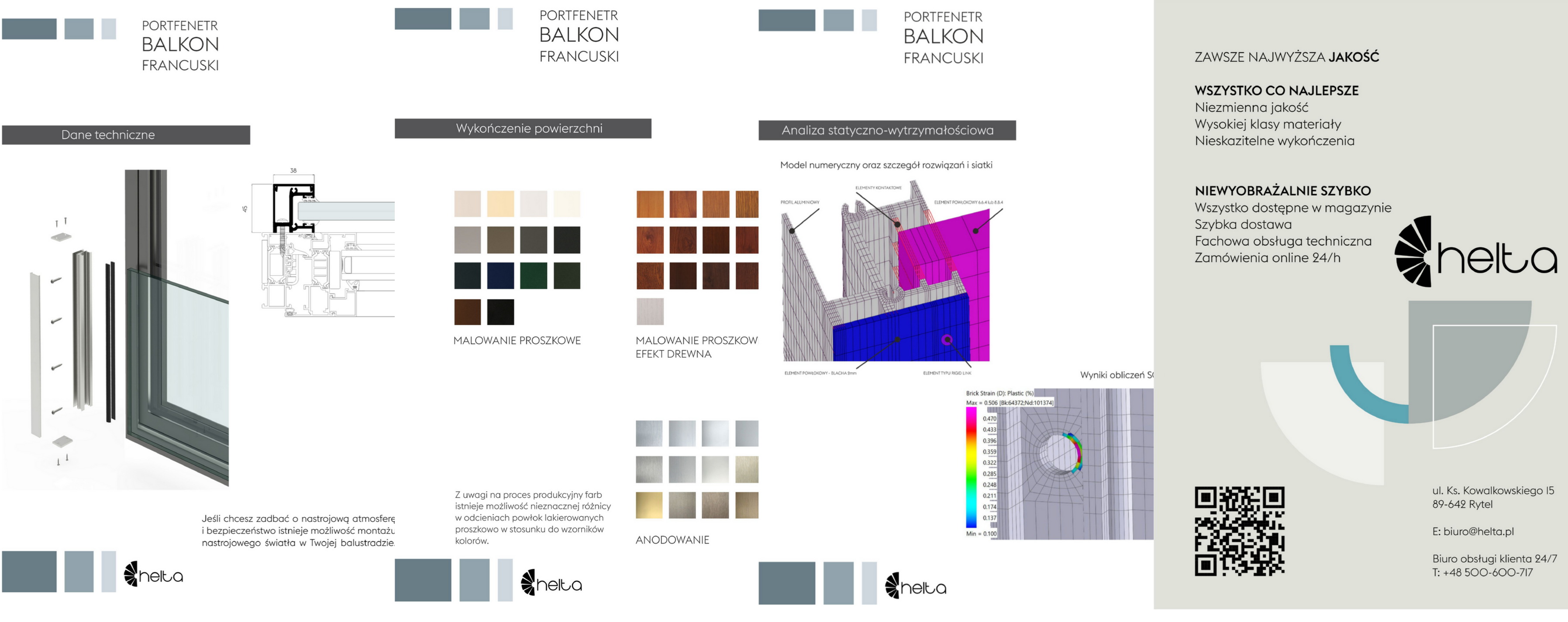 Zaskakujący, personalizowany balkon francuski? Tylko z Helta