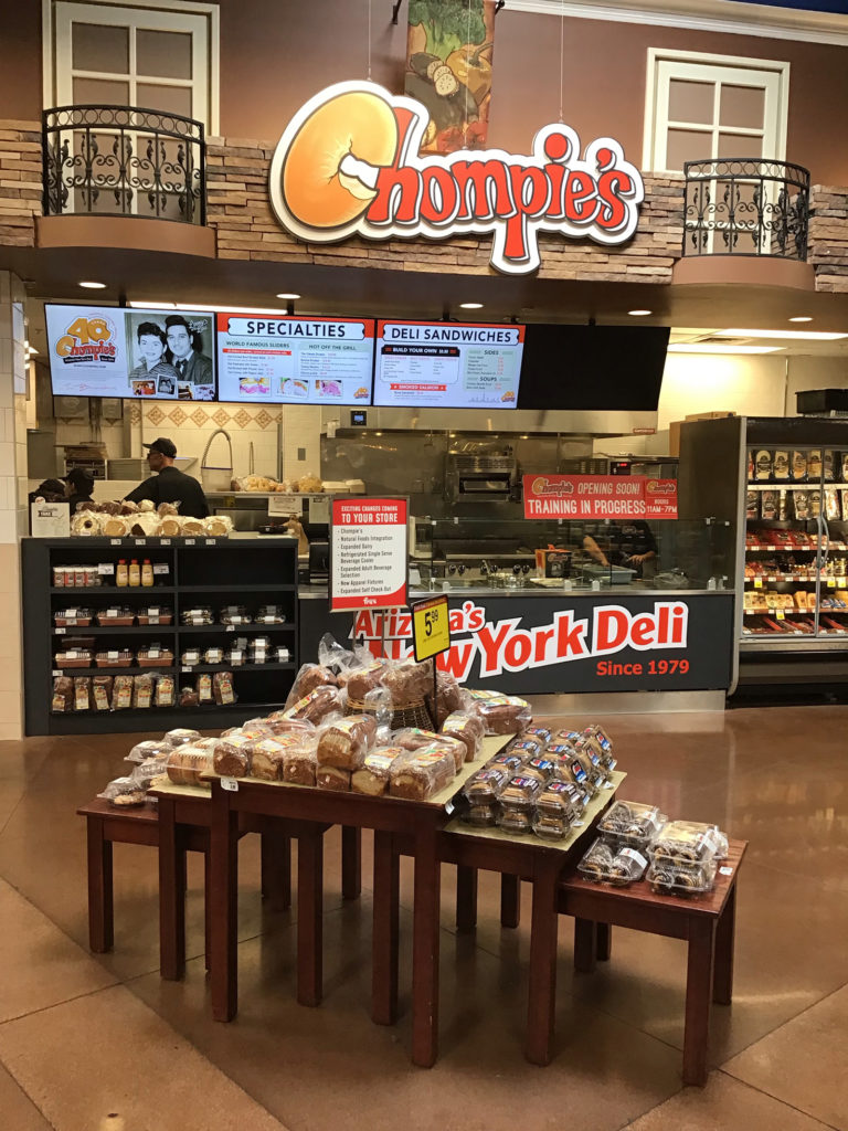 Fry's Partnership Chompie's Restaurants, Deli, Bagels, and Catering