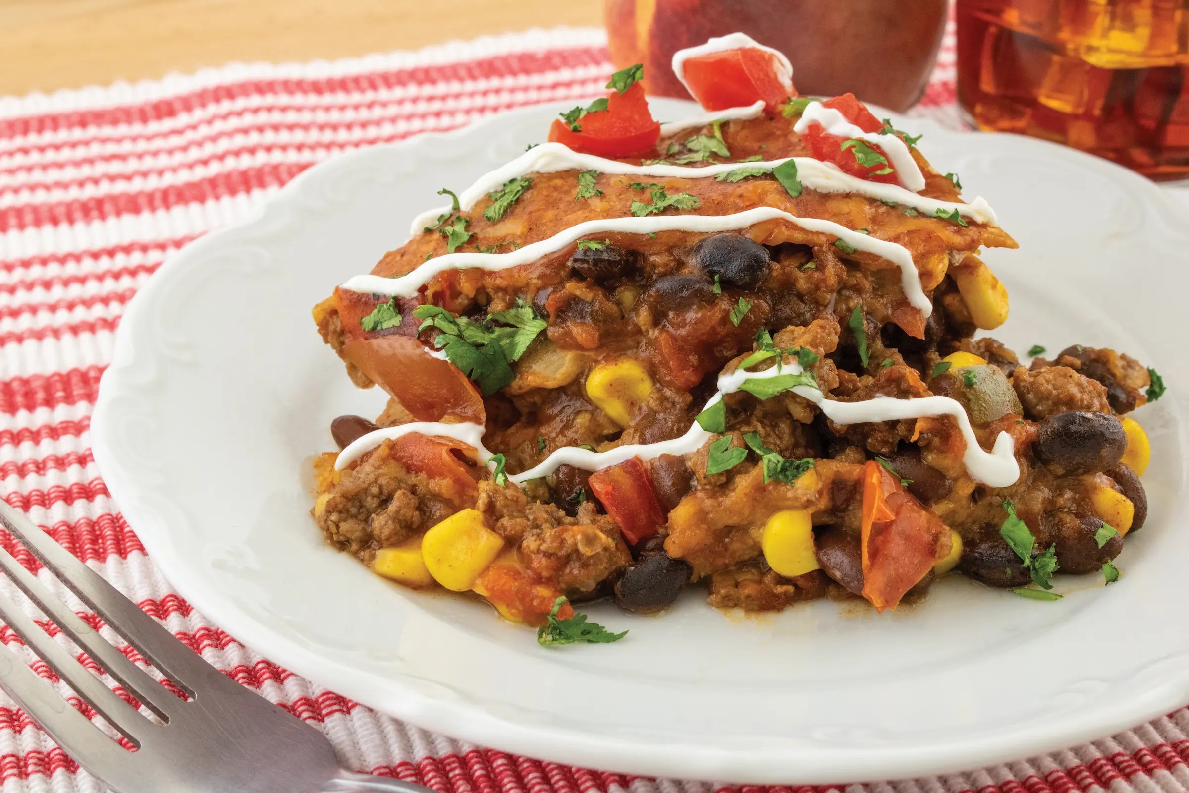 Slow Cooker Enchilada Stack Choose Homemade
