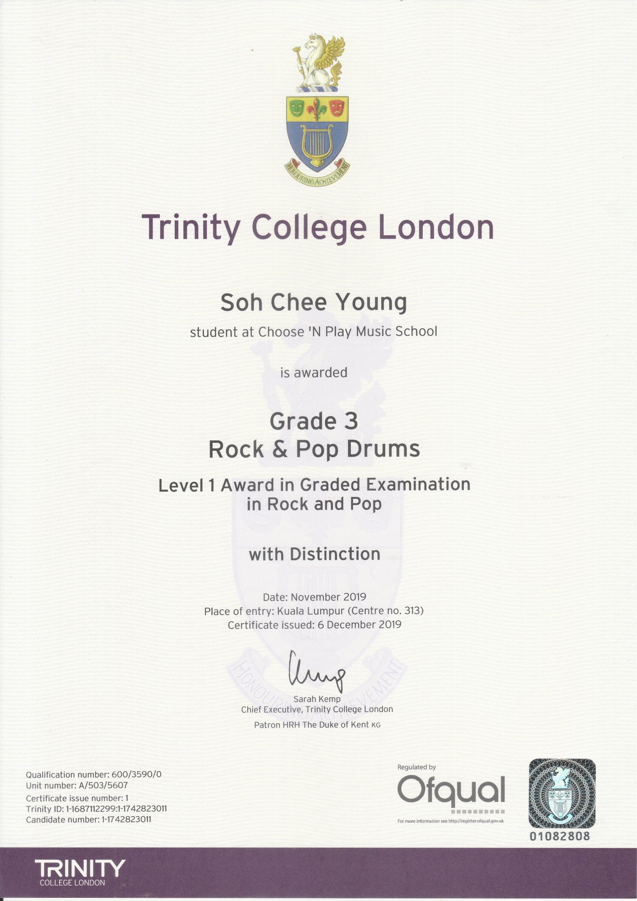 Music Exams Choose 'N Play Music School