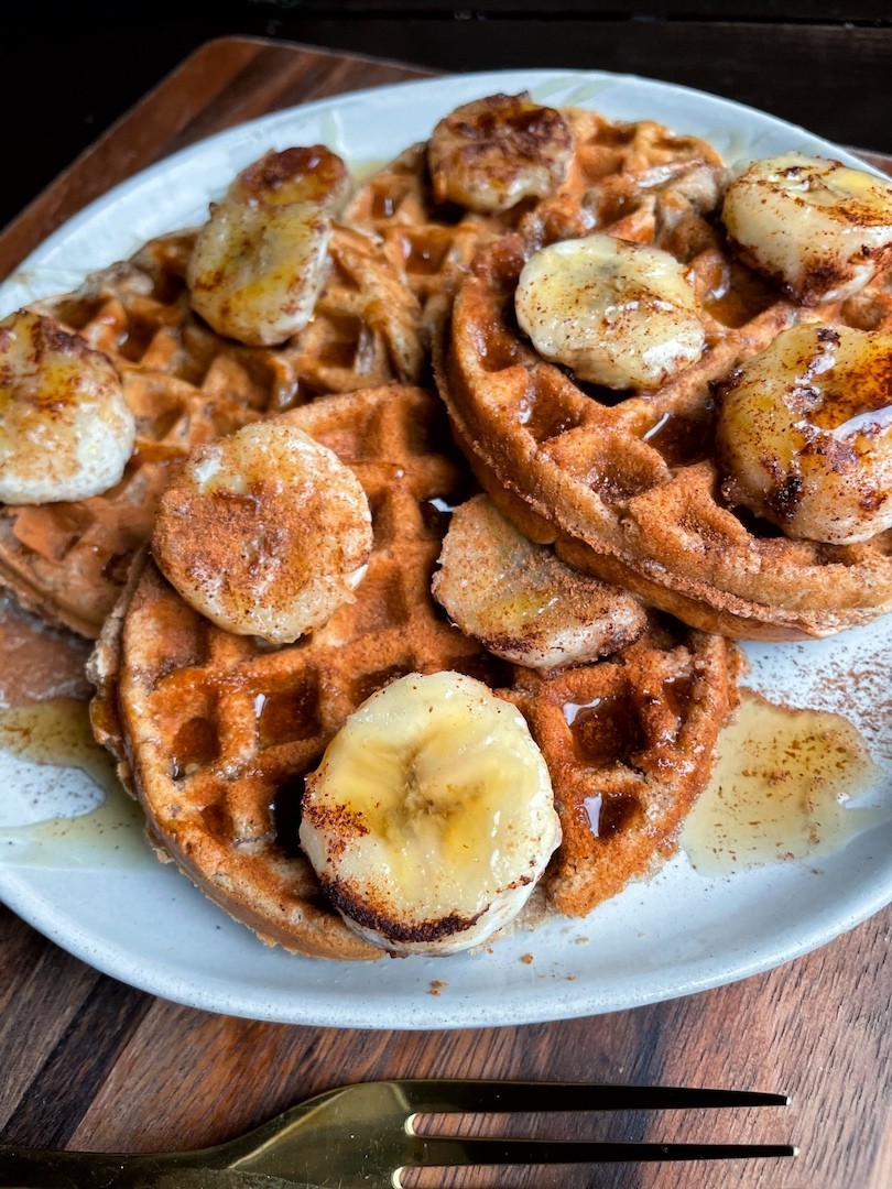 Vegan Oat Flour Waffles Choosing Balance Recipes