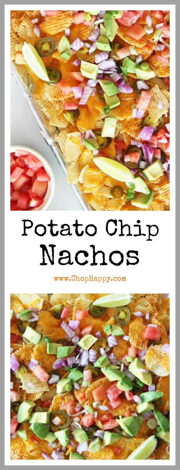 Potato Chip Nachos Chop Happy