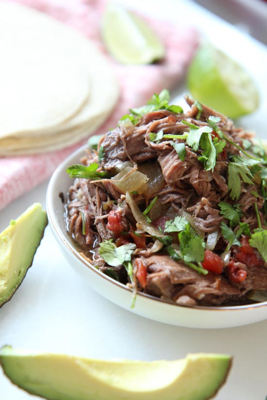 Slow Cooker Beef Tacos Recipe (barbacoa recipe) Chop Happy