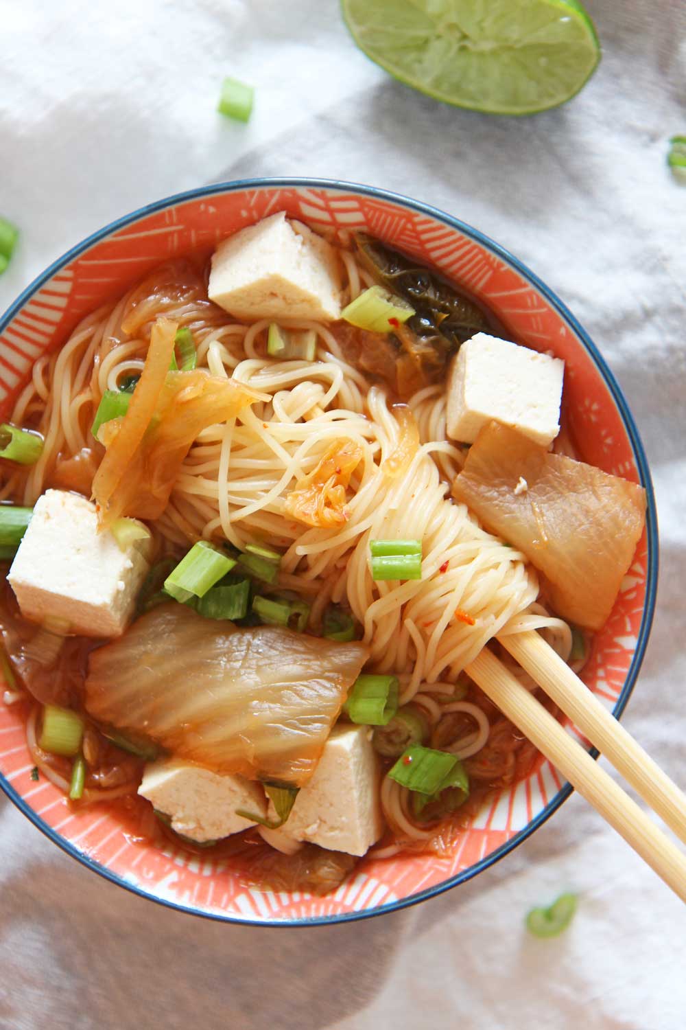 How to Make Kimchi Ramen Soup in a Slow Cooker Chop Happy