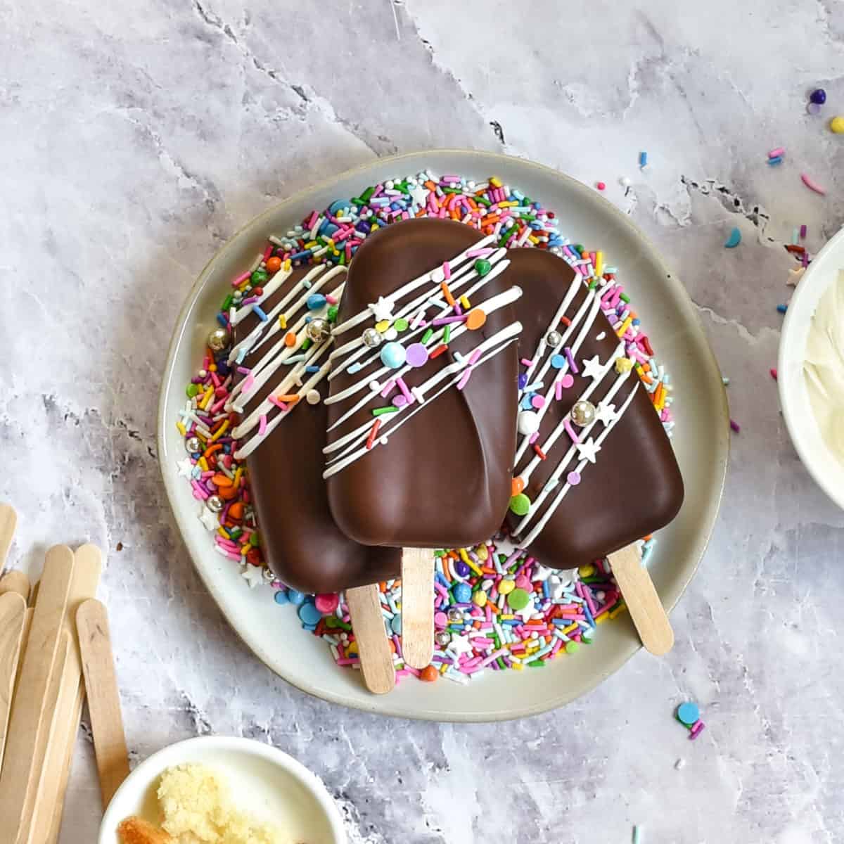 Cake Popsicles Made the Easy Way! Chopnotch