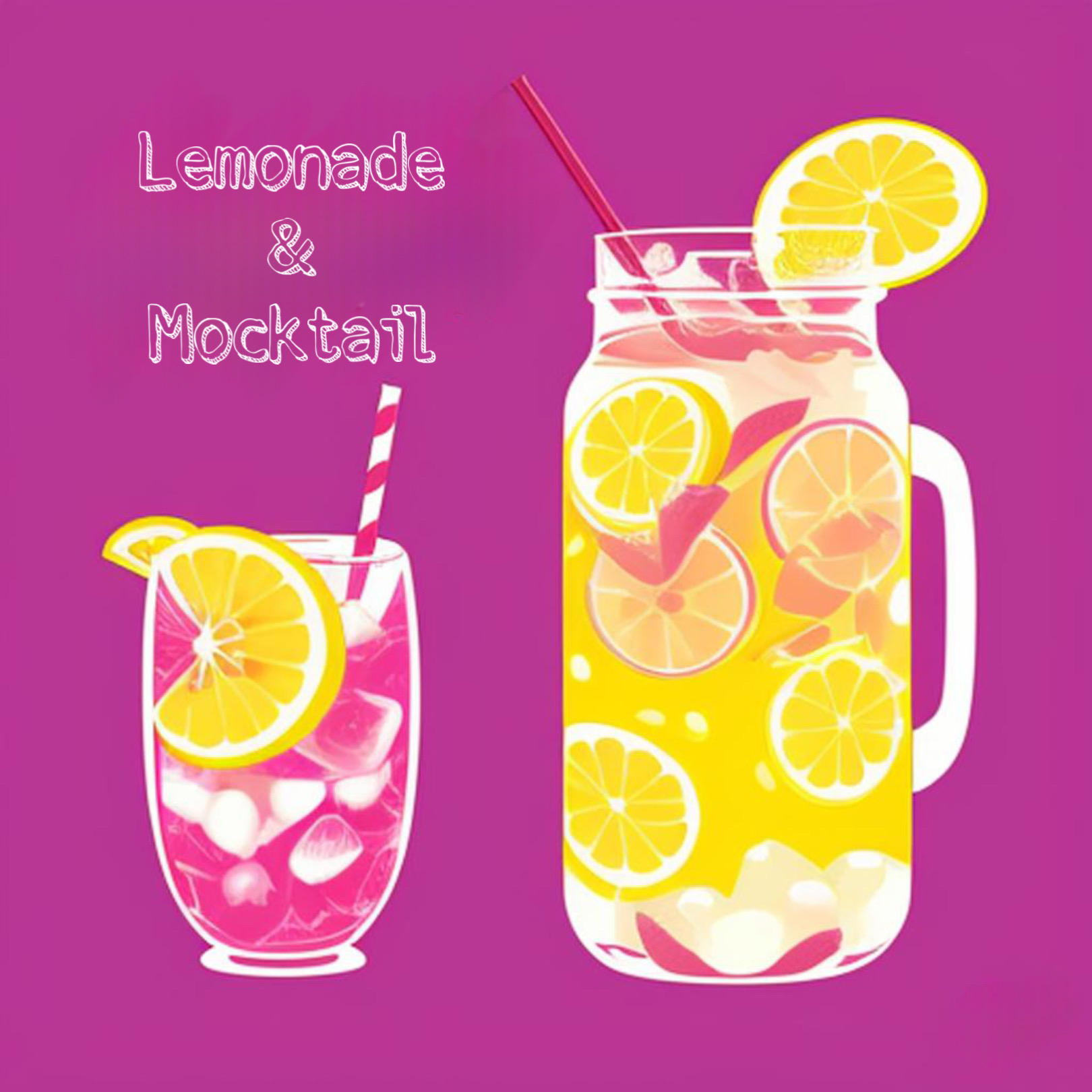 Shop with a wow Lemonade and mocktail