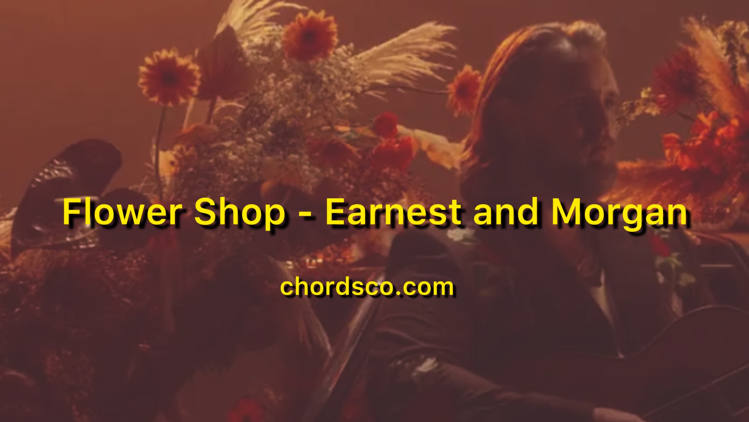 Flower Shops Guitar Chords by Ernest & Wallen