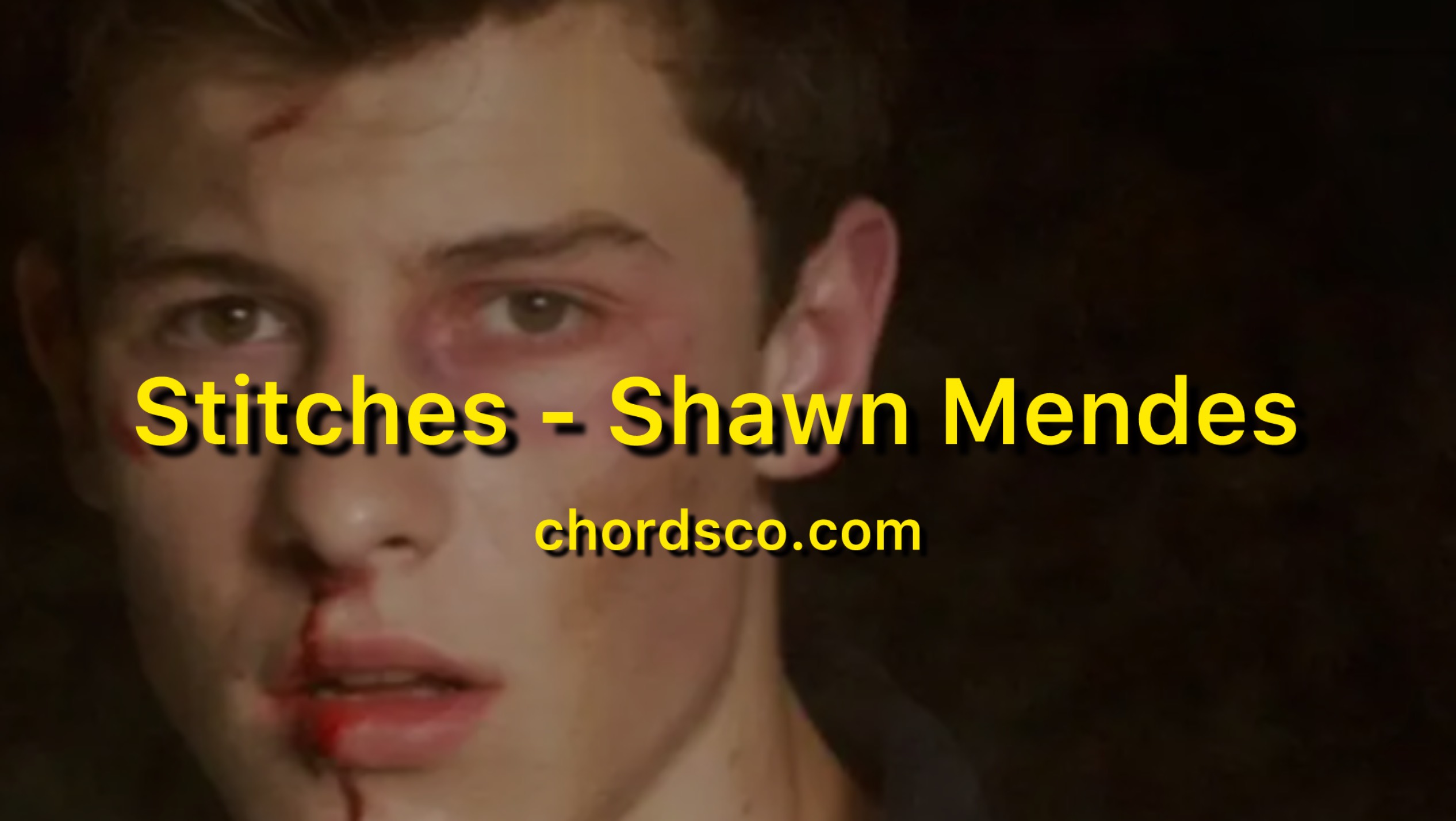 Stitches Guitar Chords by Shawn Mendes
