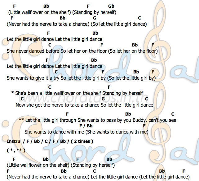 Let_the_Little_Girl_Danceคอร์ด คอร์ด Let_the_Little_Girl_Dance Billy Bland