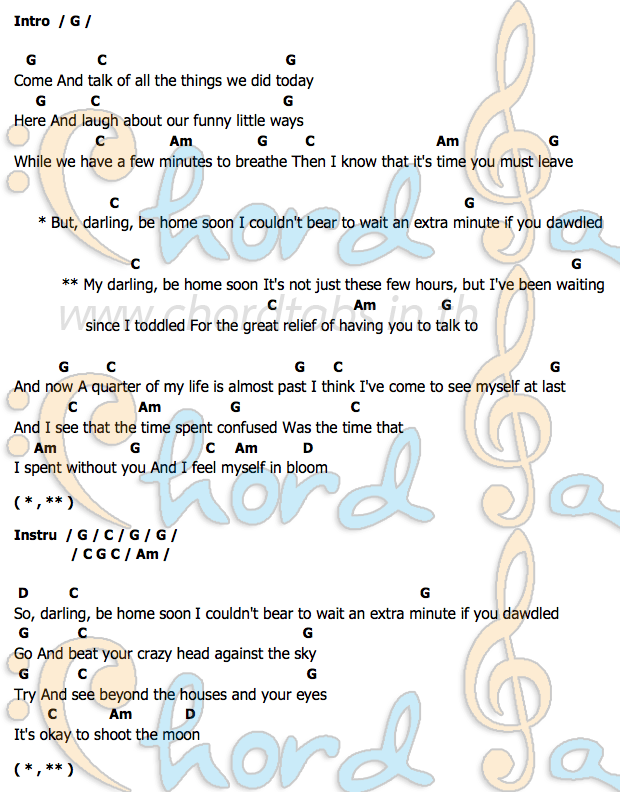 Lyrics And Chords To Darling Be Home Soon Discount head.hesge.ch