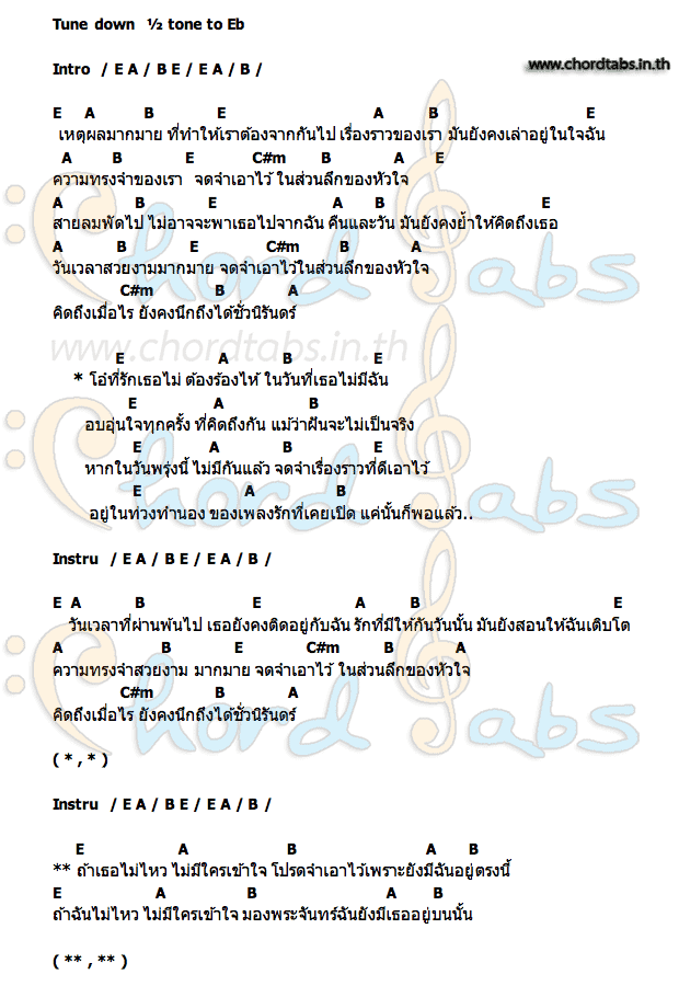 About loveคอร์ด คอร์ด About love Blackbeans