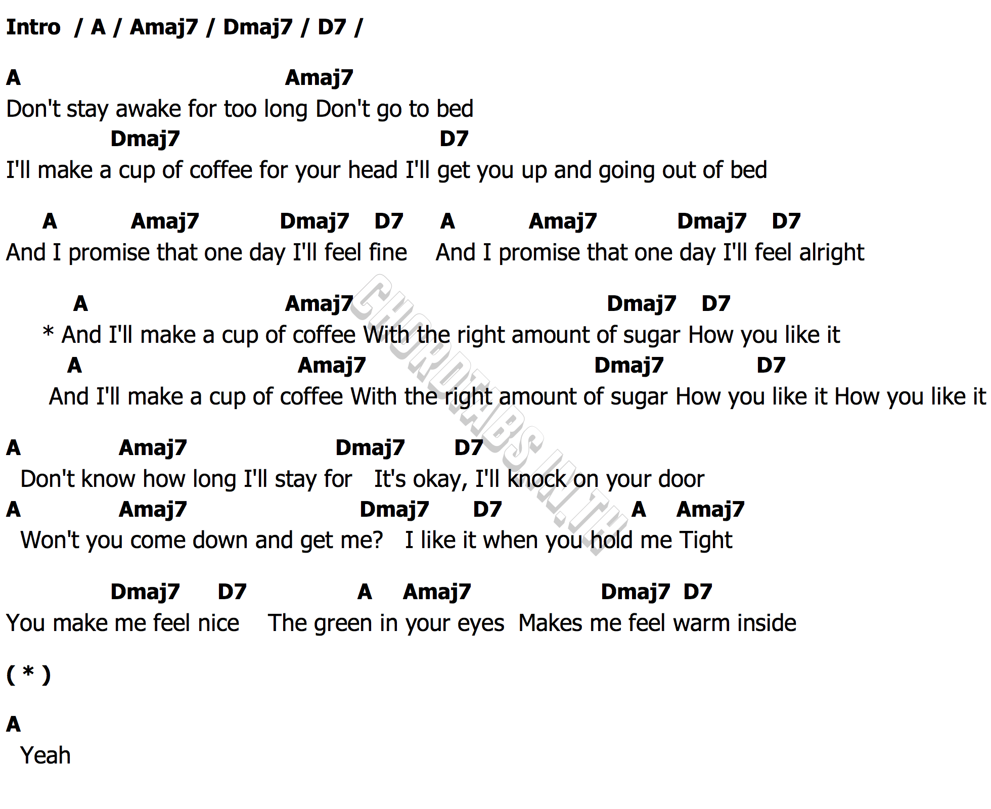 Coffeeคอร์ดอูคูเลเล่ คอร์ดอูคูเลเล่ Coffee beabadoobee