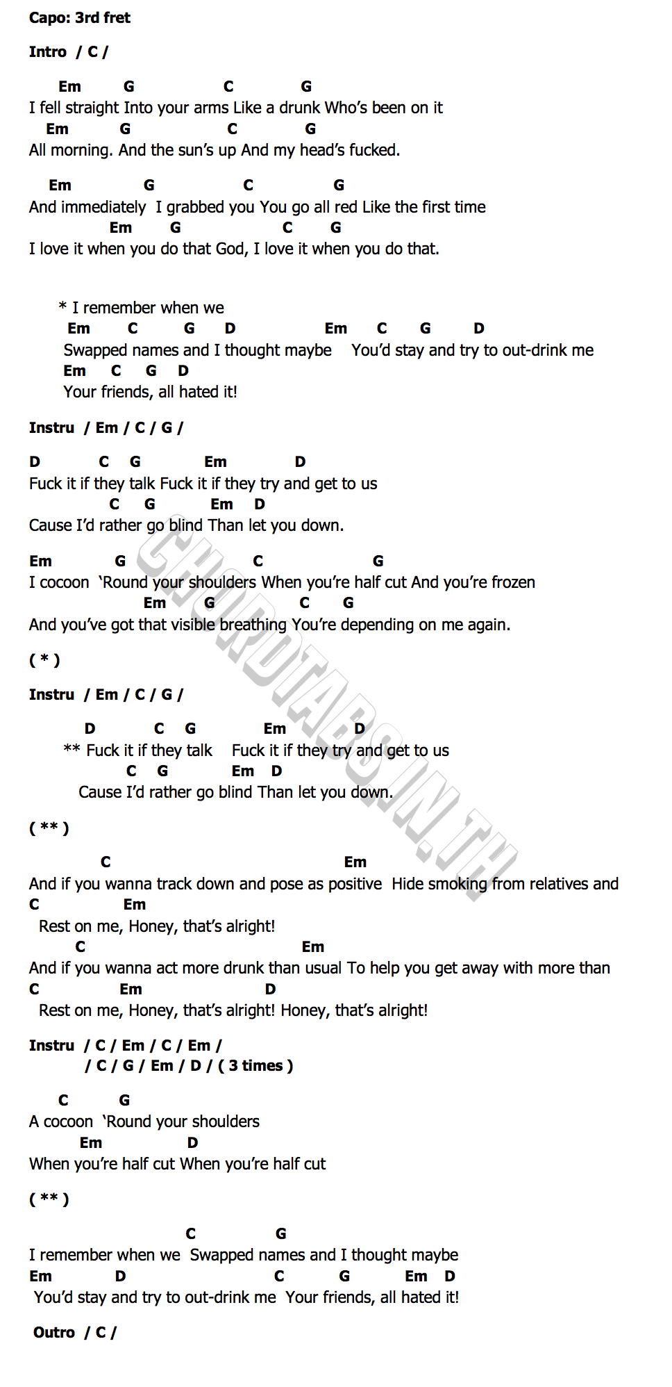 Cocoonคอร์ด คอร์ด Cocoon Catfish and the Bottlemen