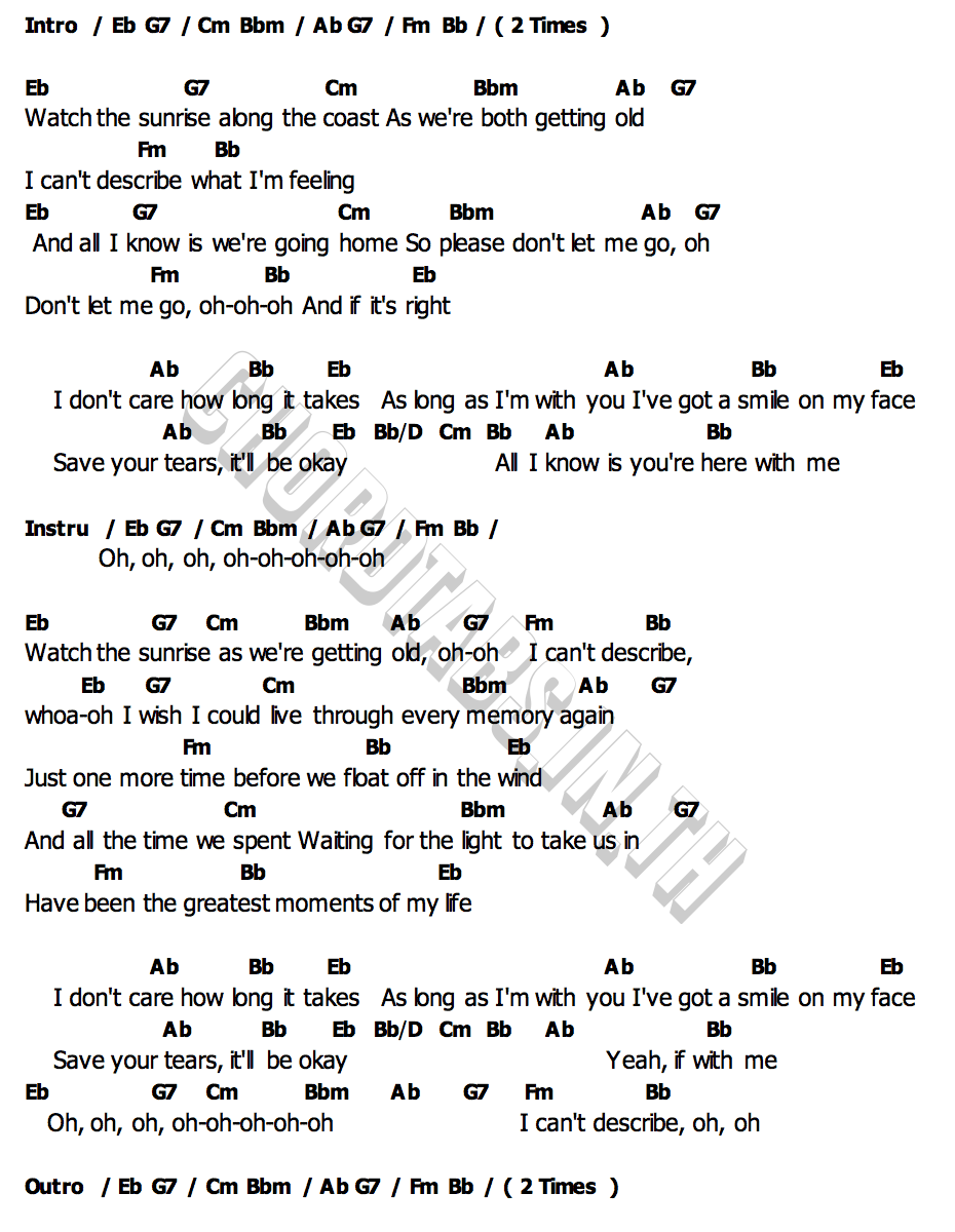 Here With Meคอร์ด คอร์ด Here With Me d4vd