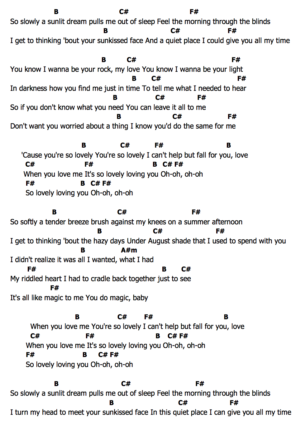 Sunkissedคอร์ด คอร์ด Sunkissed khai dreams