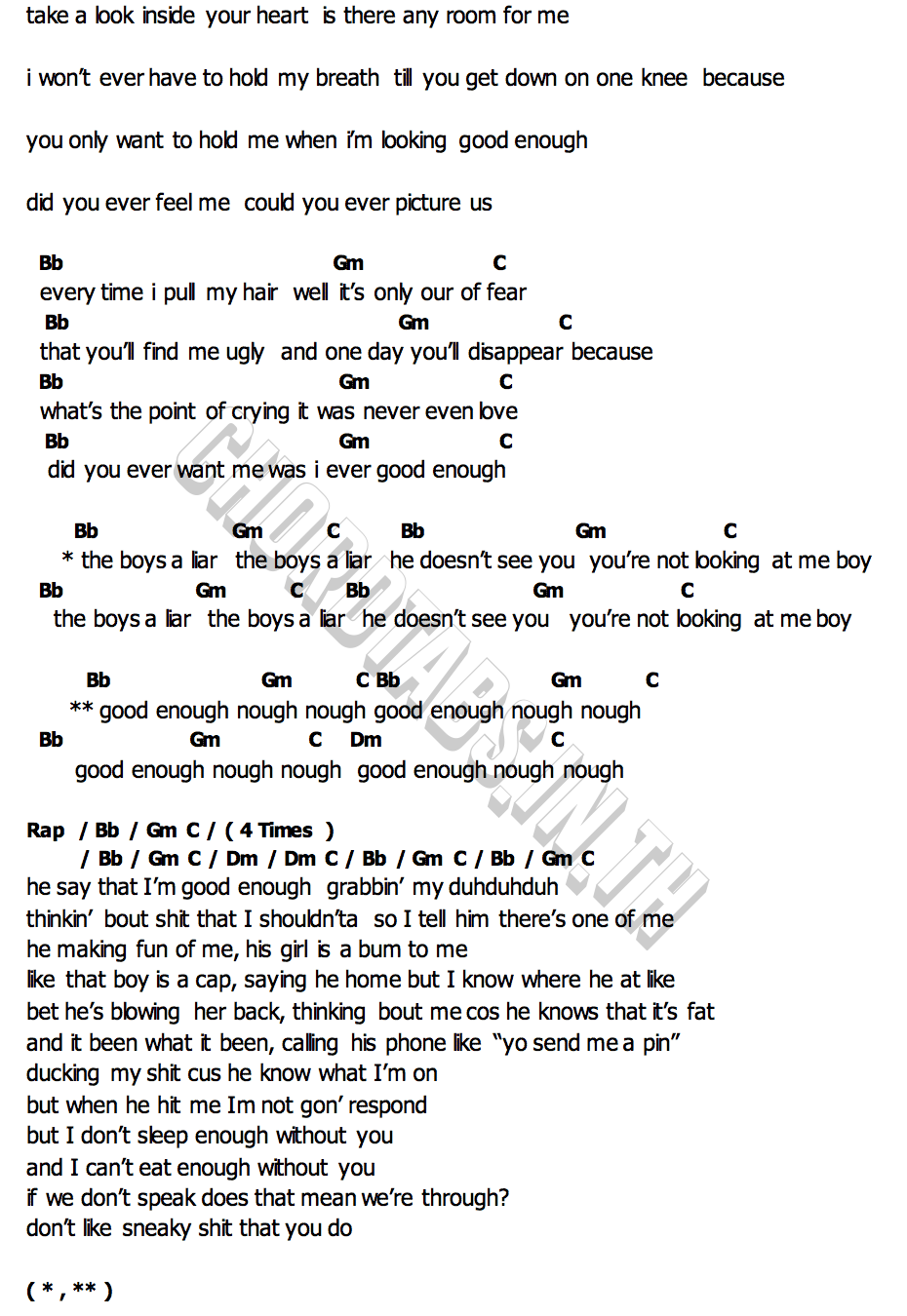 Boy s a liar Pt. 2คอร์ด คอร์ด Boy s a liar Pt. 2 PinkPantheress Ice Spice