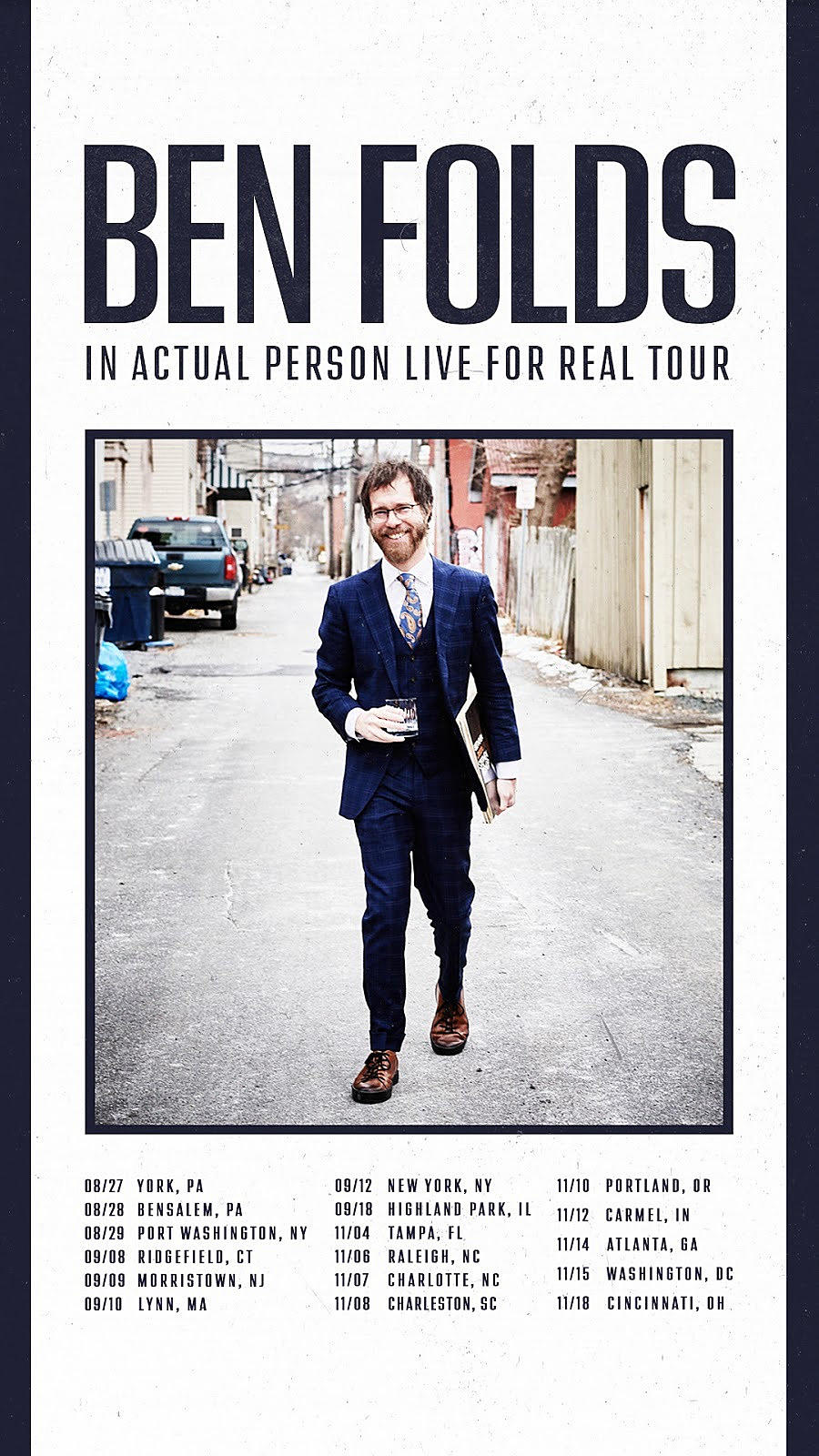 Ben Folds Announces New Tour Dates • chorus.fm