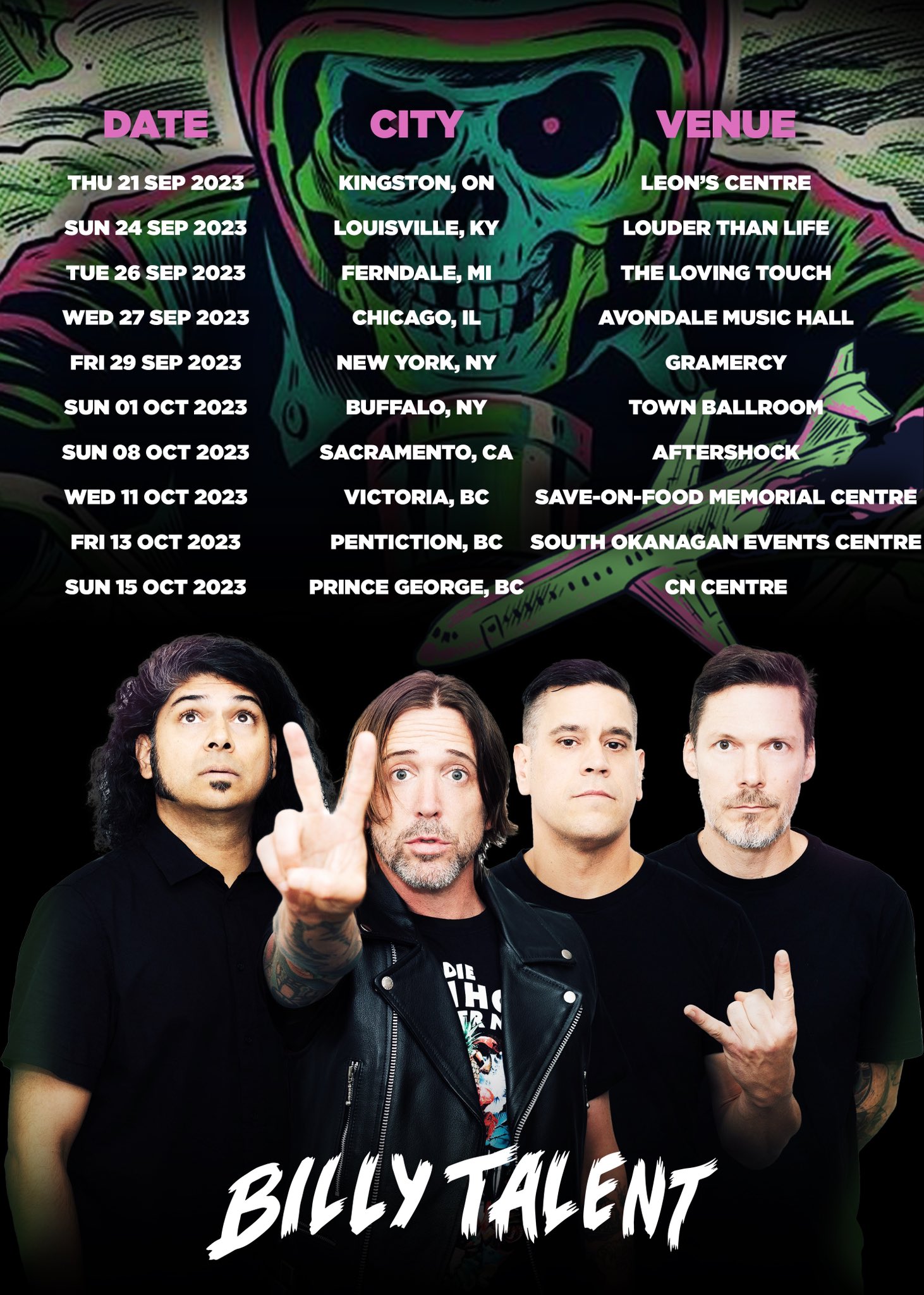Billy Talent Heading Out on Tour • chorus.fm