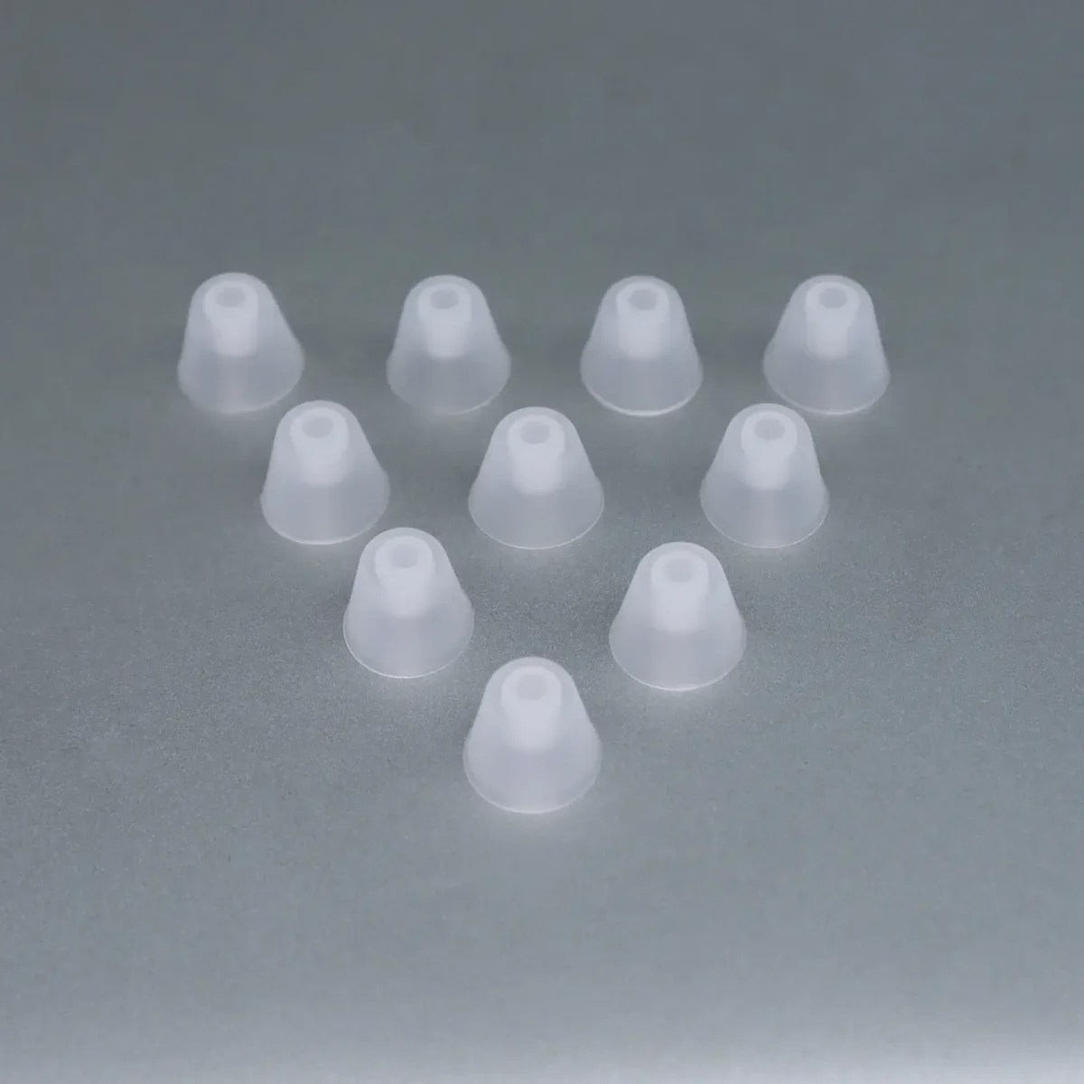 Hearing Aid Ear Piece Cone Shape Domes 10Pack Comfortable PSAP Kit Ea