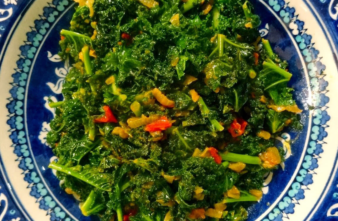 Sukuma Wiki (collard greens) Chowcation