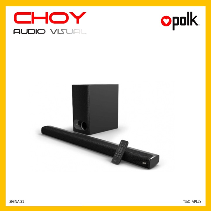 Polk Audio Signa S1 Universal TV Sound Bar - Choy Audio Visual