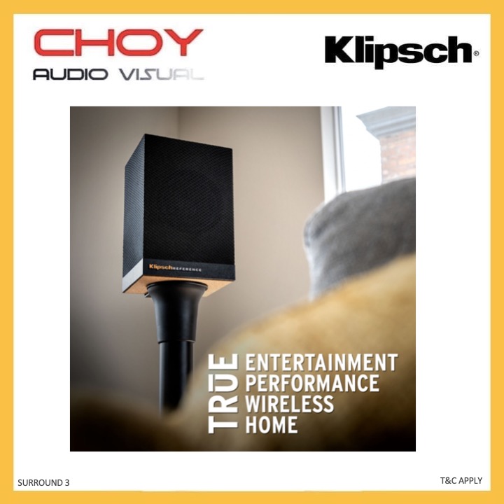 Klipsch SURROUND 3 Wireless Surround Speakers Choy Audio Visual