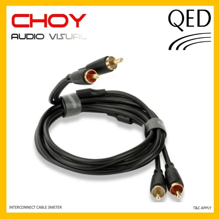 Qed Connect Interconnect Cable 3M Choy Audio Visual