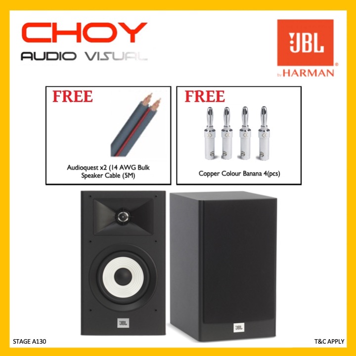 JBL Stage A130 Bookshelf Speaker Choy Audio Visual