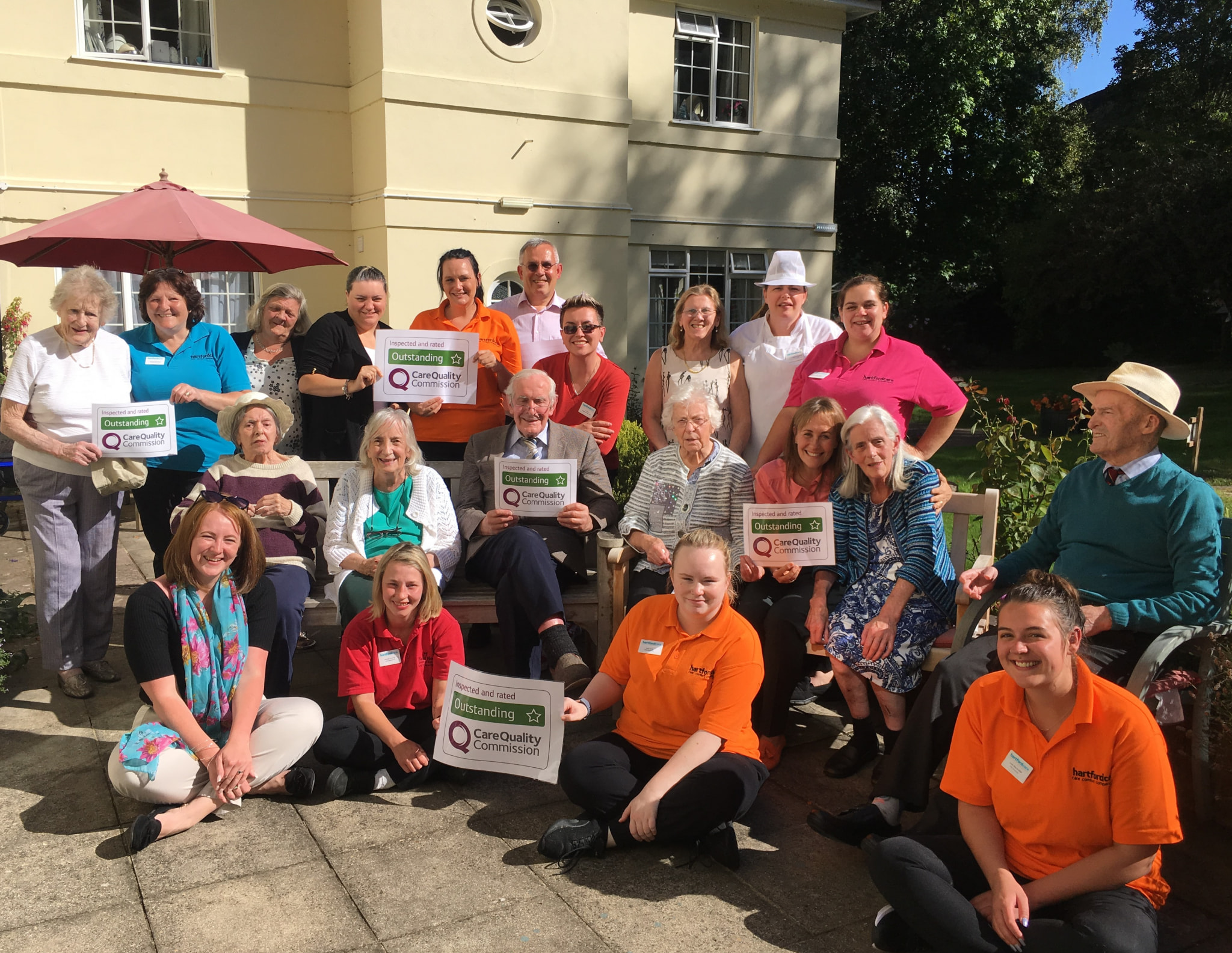 Hartford Care celebrates second CQC Outstanding rating