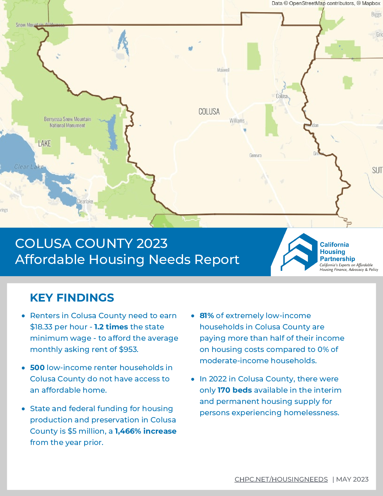 Colusa_Housing_Report California Housing Partnership