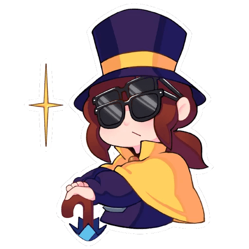 Telegram Sticker ? from «A Hat in Time» pack