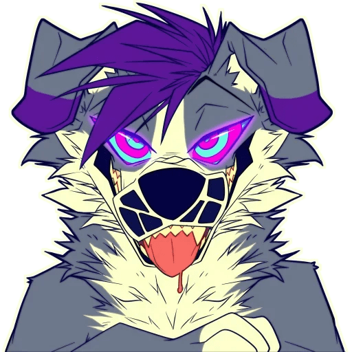 Clever Dog Telegram stickers