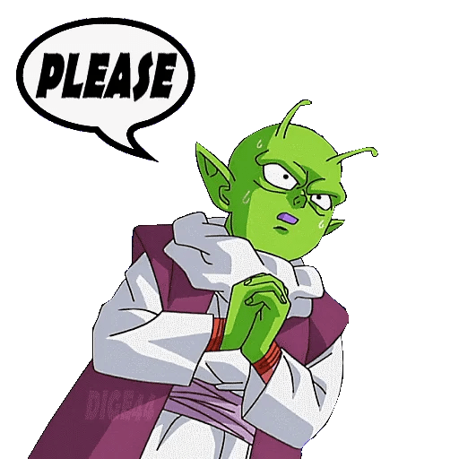 Telegram Sticker 🙏 from «🇬🇧DRAGON BALL SUPER» pack
