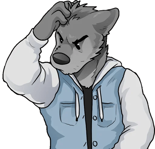 Telegram Sticker 😜 from «Dogs and Sex» pack