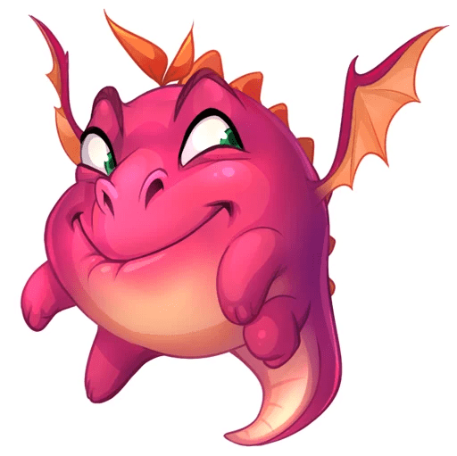 Telegram Sticker 😏 from «DRAGON MACHINES» pack