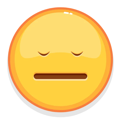 Telegram Sticker 😐 from «Drunk Srickers» pack
