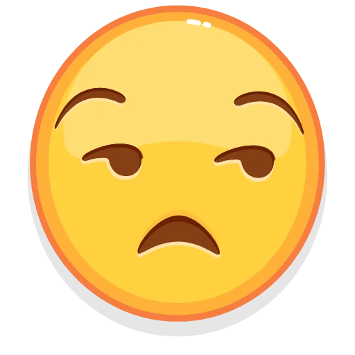 Telegram Sticker 😒 from «Drunk Srickers» pack