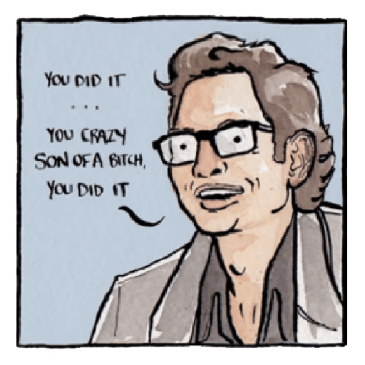 Telegram Sticker 🤓 from «False Knees» pack