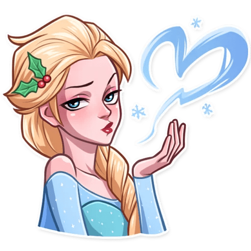 Elsa Telegram stickers