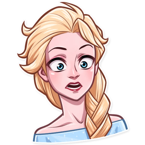 Elsa Telegram stickers
