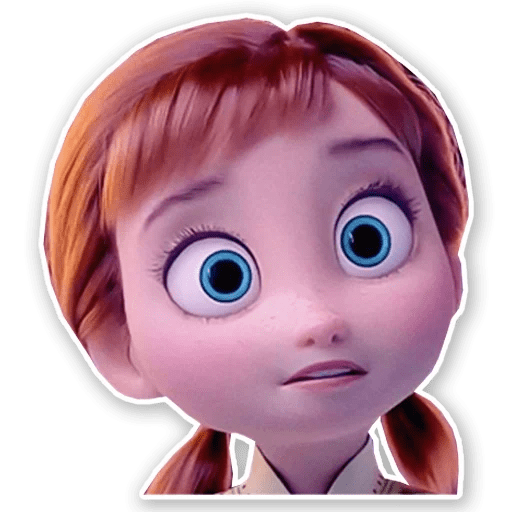 Telegram Sticker 😳 from «Frozen» pack