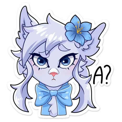 Telegram Sticker 😡 from «Iva Wolf» pack