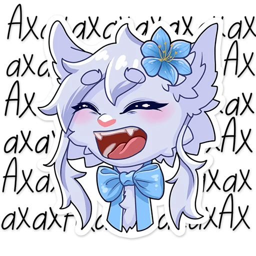 Telegram Sticker 😡 from «Iva Wolf» pack