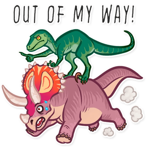 Dinosaurs Telegram stickers